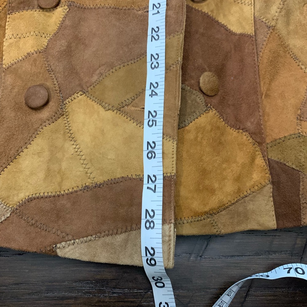 Neutral zone patchwork leather jacket, men medium - Picture 4 of 8